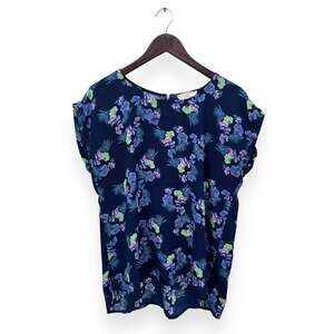 Pink Republic Floral Print Blouse Size XL